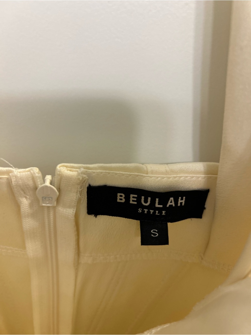 Beulah I Do Satin Elegant Corset Dress in Ivory - Picture 3 of 12